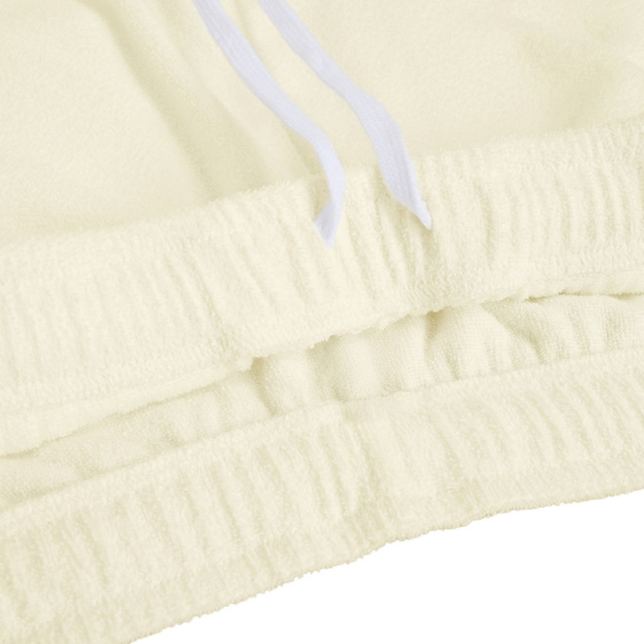 FLUFFY BUM Relax Pile Shorts -Salt-　[B0014]