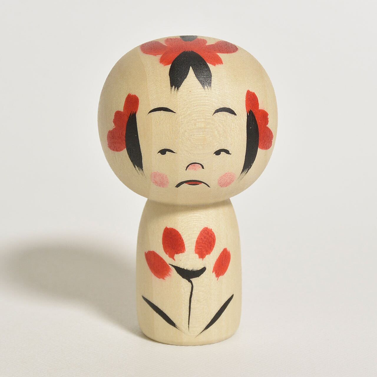 【ミニこけし】鈴木明 ミニ百想こけし 約2寸 約6cm 鈴木明 工人（作並系）#2604 | コケシア