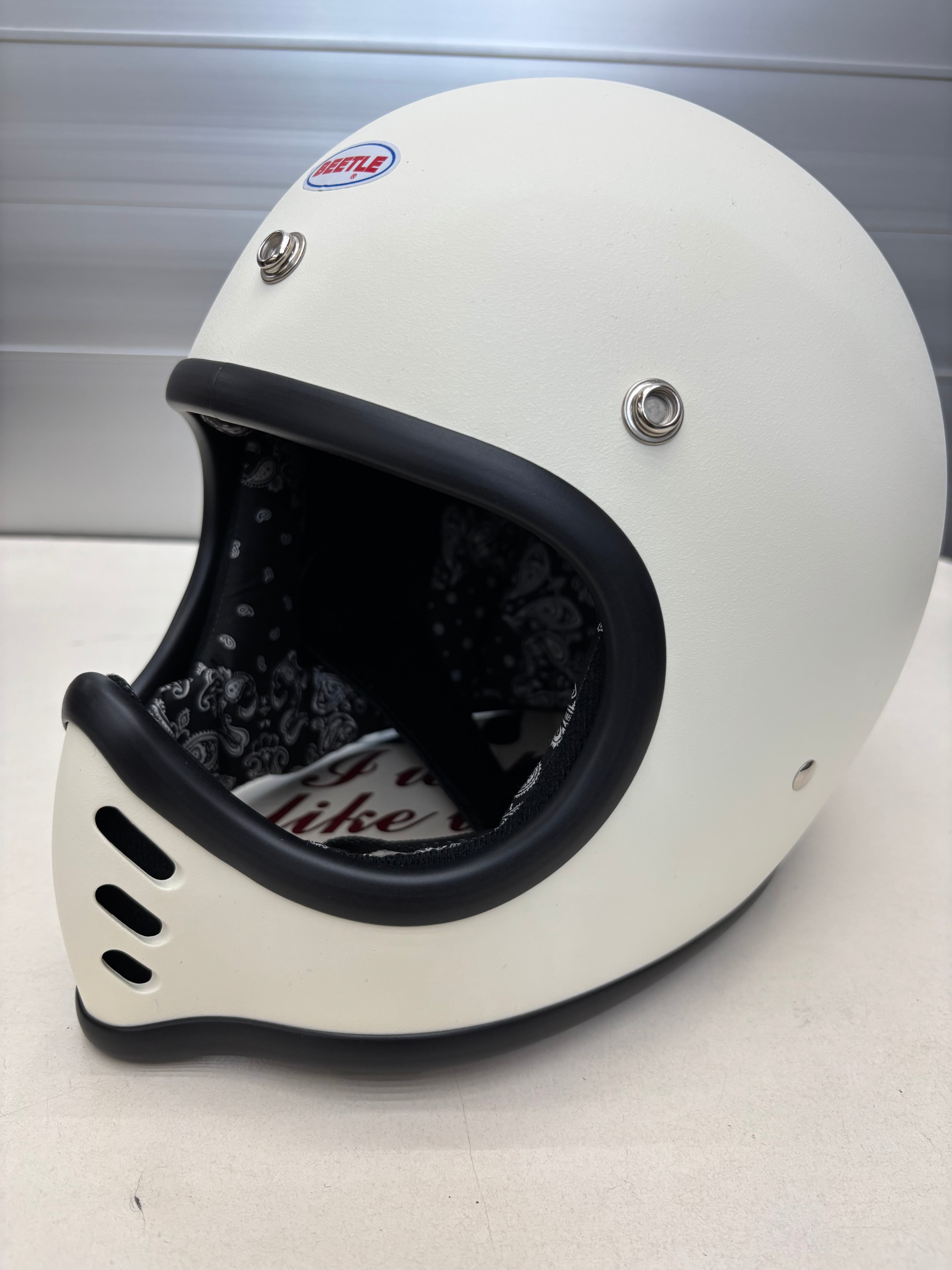 オーシャンビートル OCEAN BEETLE MTX 別注マット アイボリー 各サイズ有り インナーペイズリー黒! SALE中! 送料無料!