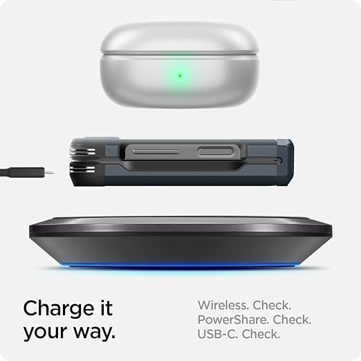 Spigen Galaxy Z Flip 6 ケース スタンド付き 強力保護 ヒンジ保護