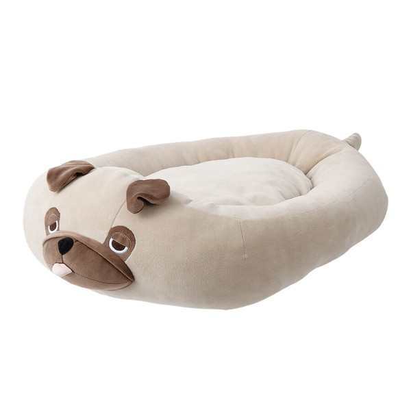 お得なセット] Fluffy bed & Grooming brush -GRUTTE- msk-11 | Pug