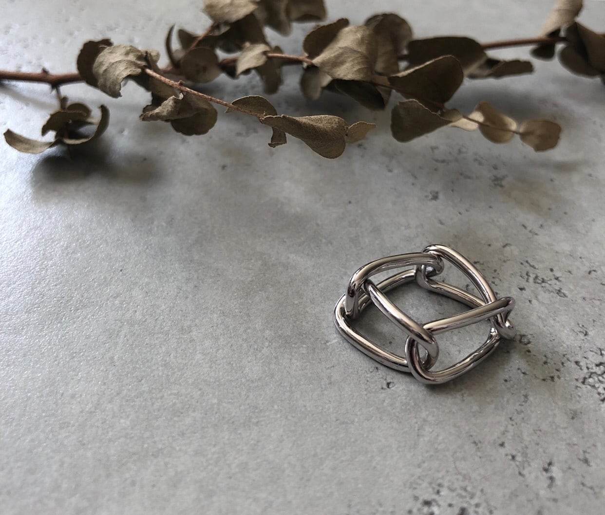 マダラニンゲン CHAIN RING silver925 ミュージシャン