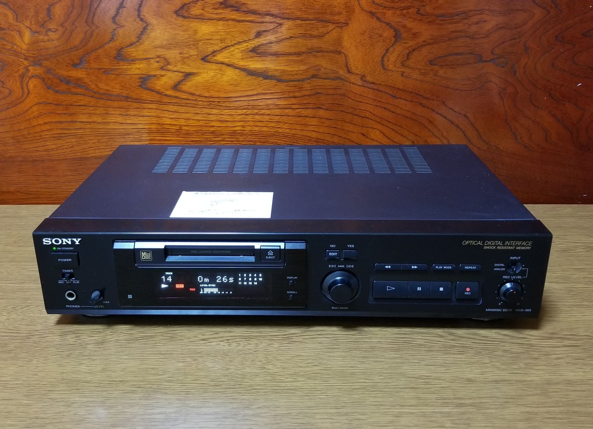 SONY MDS-303 MDレコーダーデッキ 完動品・動作保証 | MTR PRO SHOP