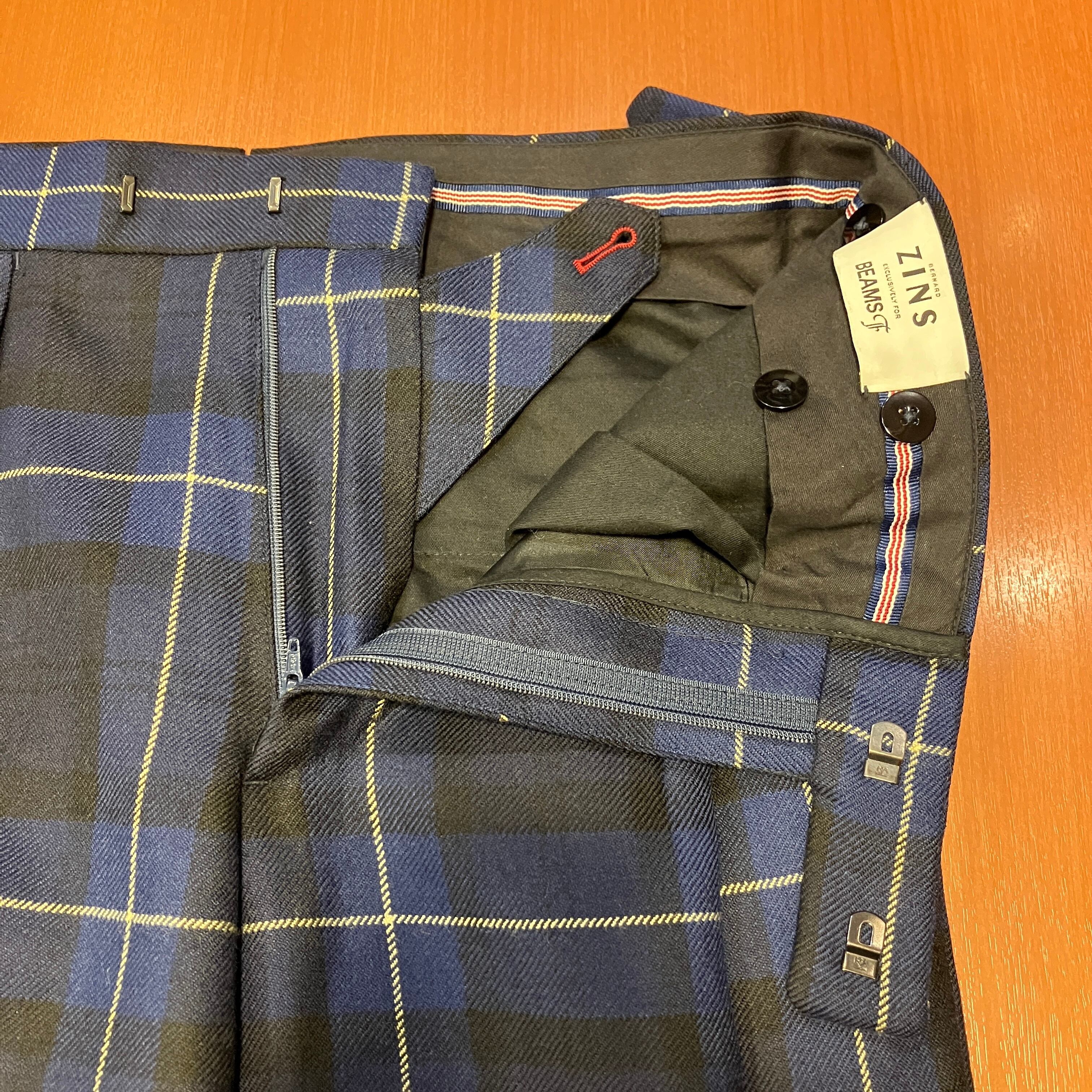 BERNARD ZINS CHECK SLACKS《42》 | safarionline