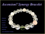アセンション7 ブレスレット(サチャロカ・クリア・アゼツライト)