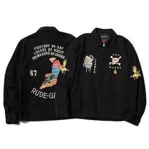 【RUDE GALLERY】ルードギャラリー NUDE MAP VIETNAM JACKET ＜ART WORK by Rockin' Jelly Bean＞ ベトナム ジャケット