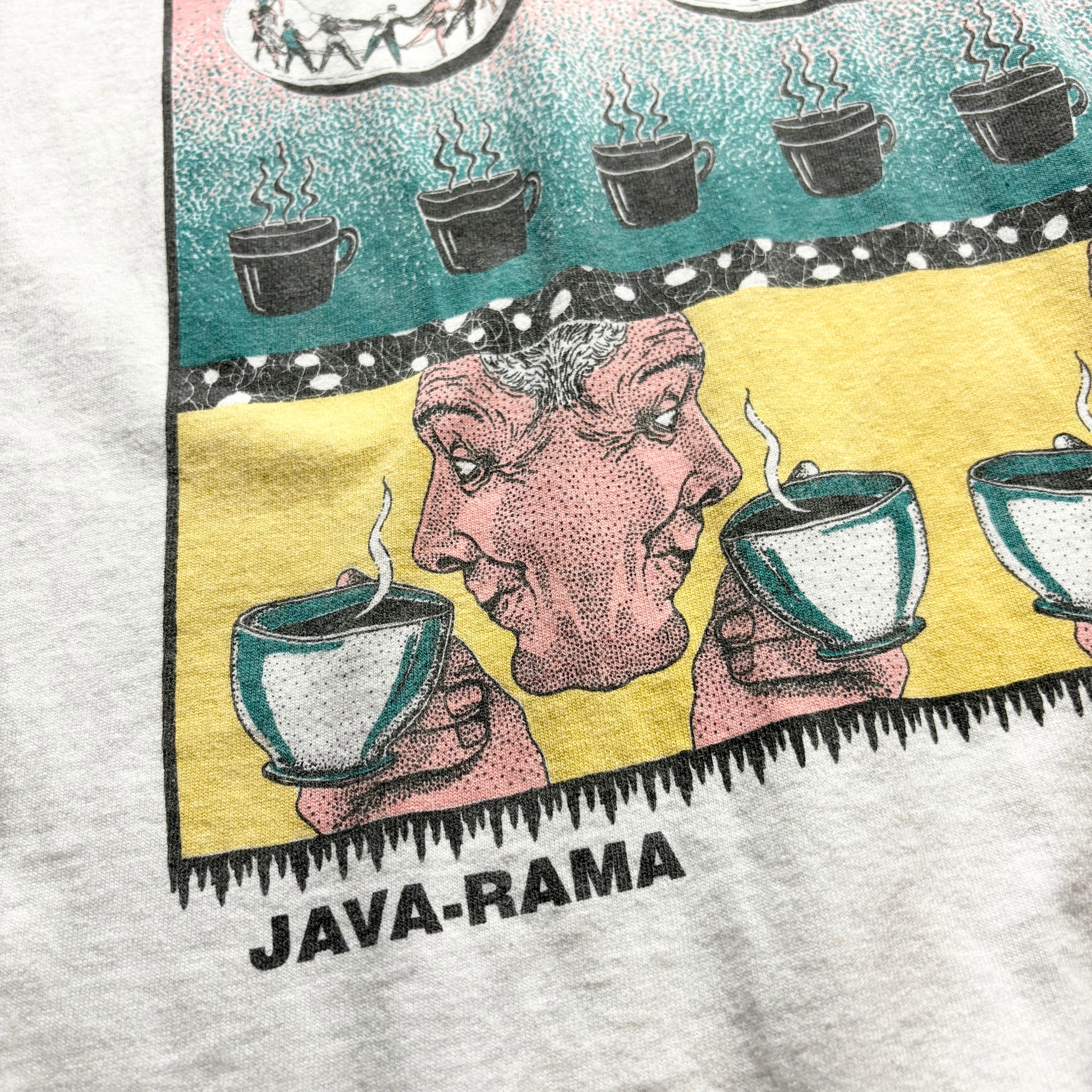vintage 1990's KEN BROWN art tee “JAVA-RAMA” | NOIR ONLINE