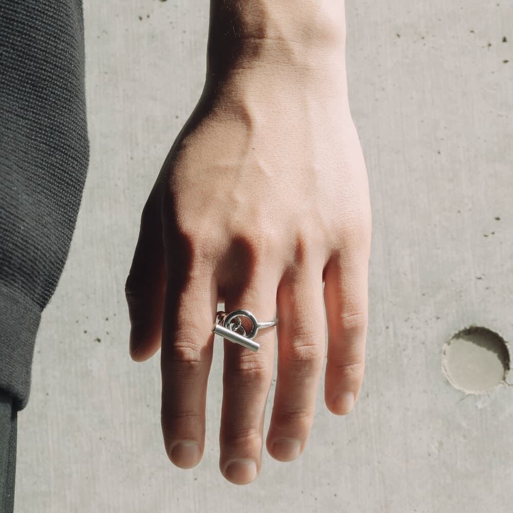 OT ring (silver) #r52 | garcia