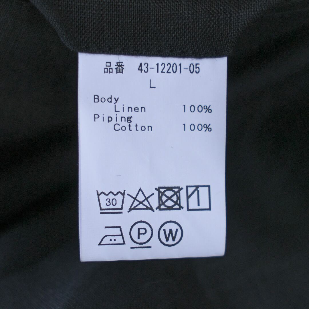 ARBRE アルブル リネンイージーパンツ・ブラック【メンズ】