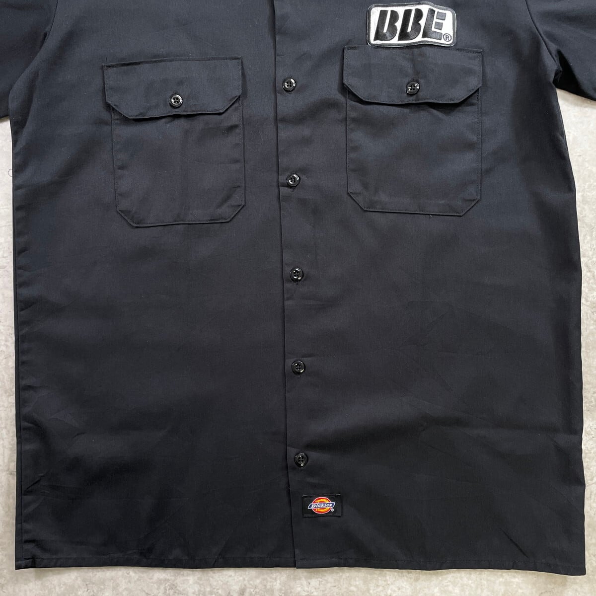 Dickies ディッキーズ 企業ロゴワッペン ワークシャツ 半袖シャツ