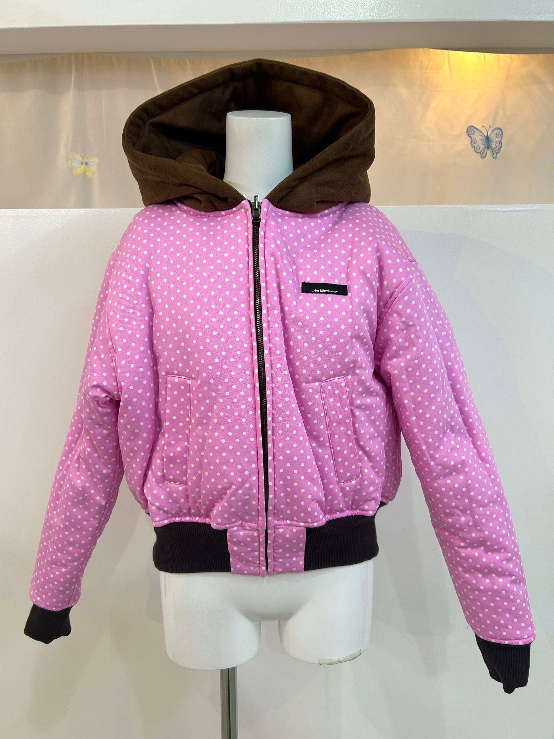 Ans Dotsloevner balloon bomber jacket / reversible