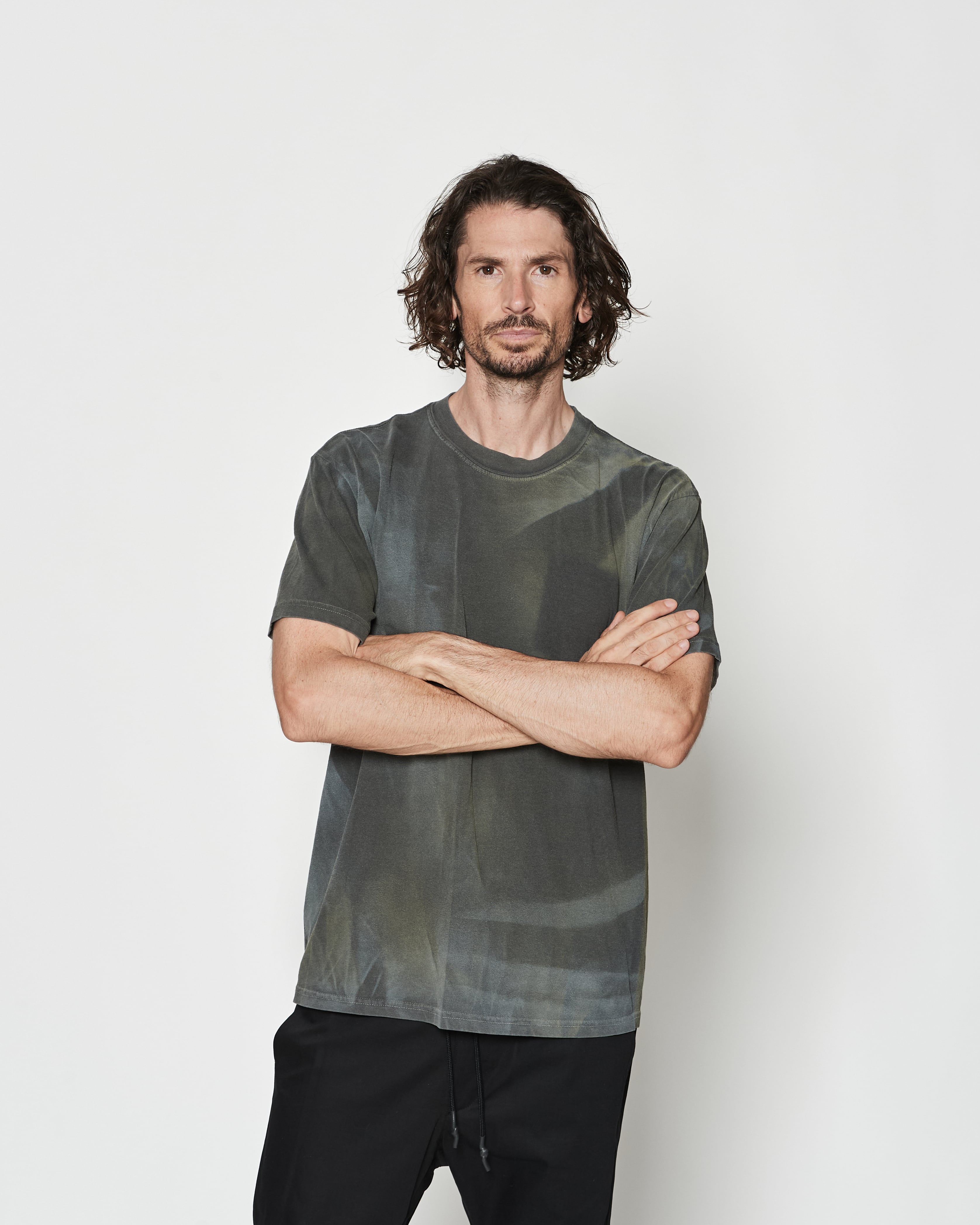 ACANTHUS カーキ メッシュ Tシャツ ポケット付き Tシャツ | ACANTHUS ONLINE STORE