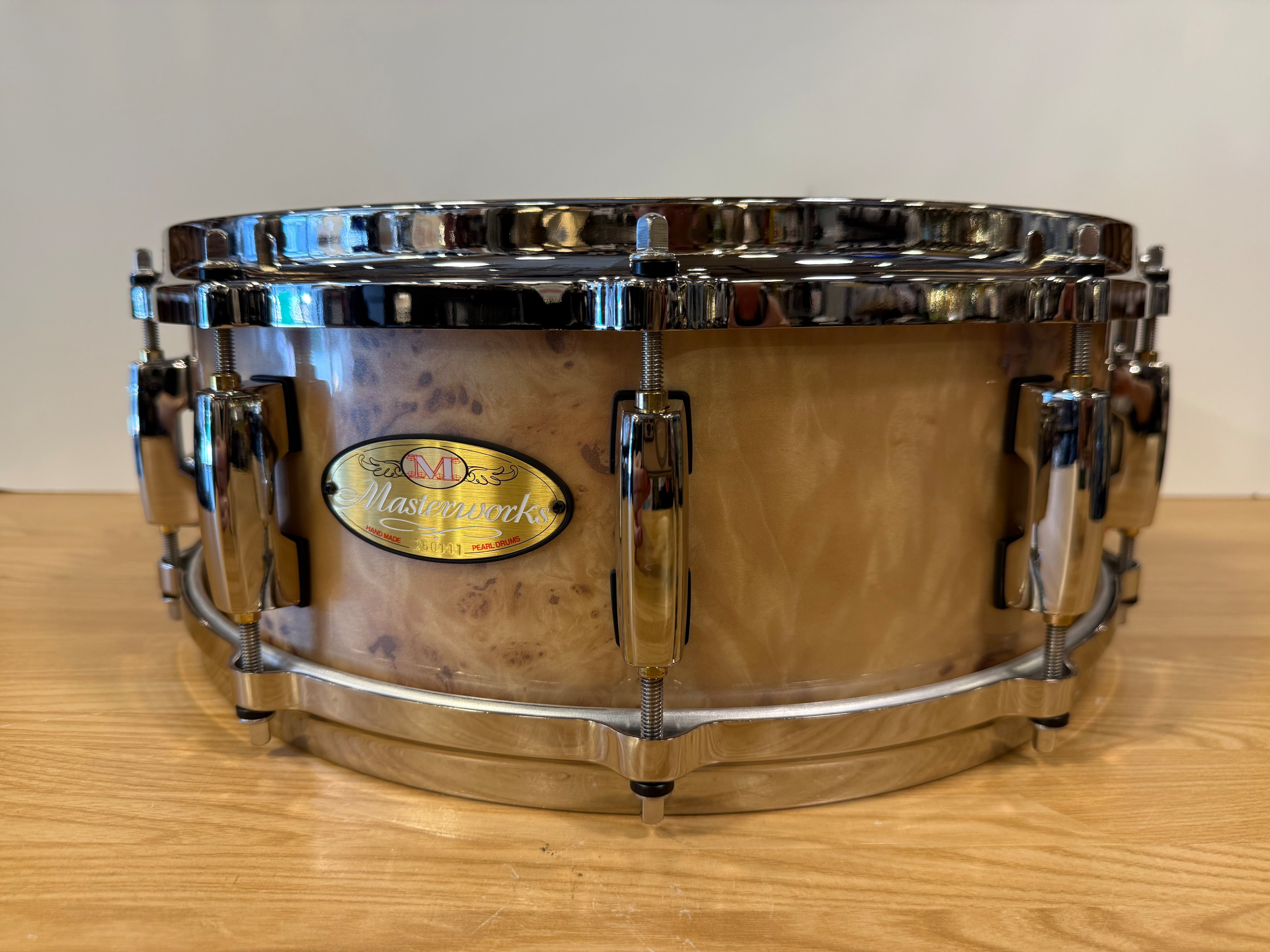 限定】Pearl Masterworks Z-TYPE OAK w/MAPPA BURL 14