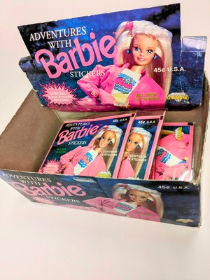 【送料無料！】VINTAGE ステッカー 単品 （1個=6STICKER）【バービー（Barbie）】〚アメリカン雑貨 アメトイ〛