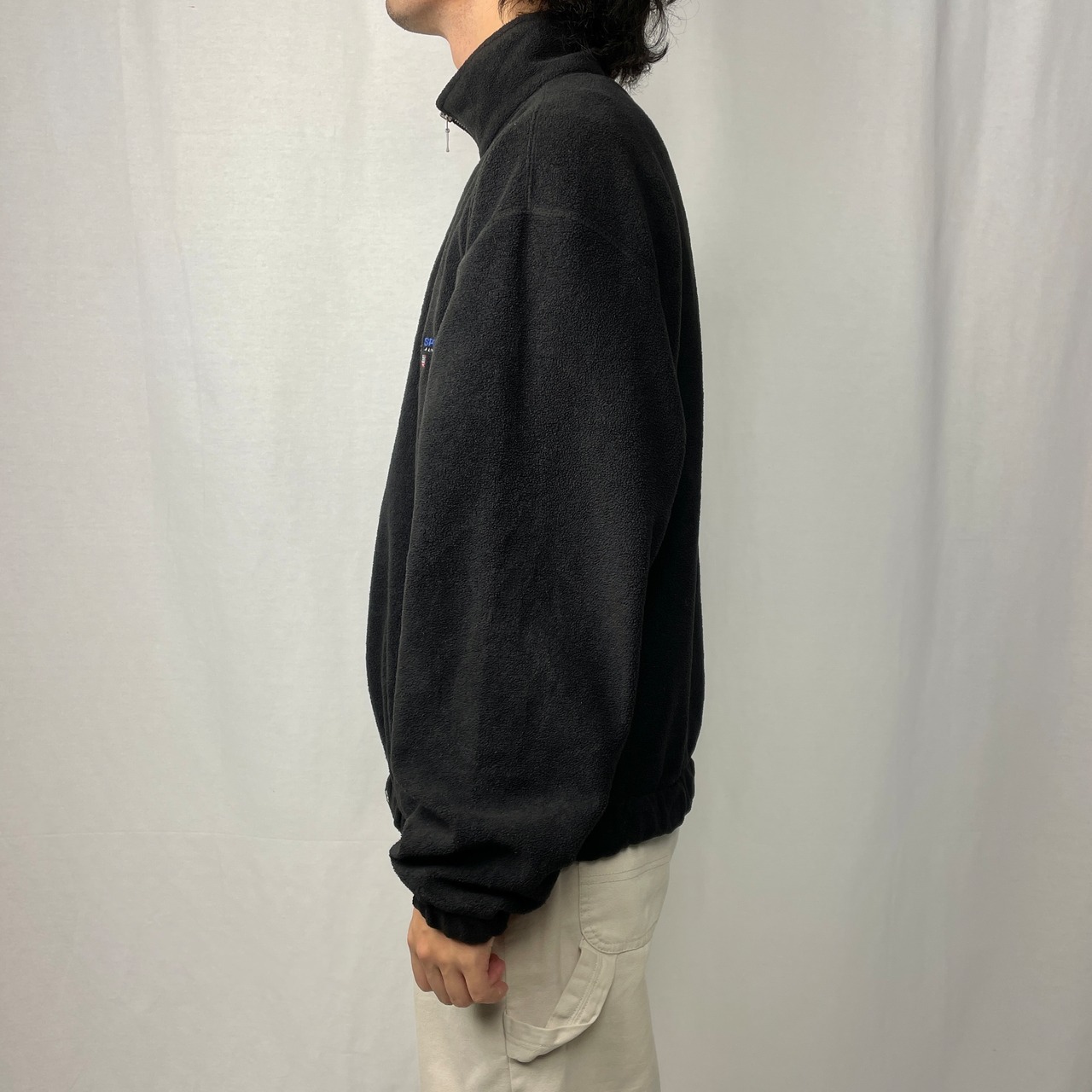 90年代 POLO SPORTラルフローレン ハーフジップ フリースジャケット 