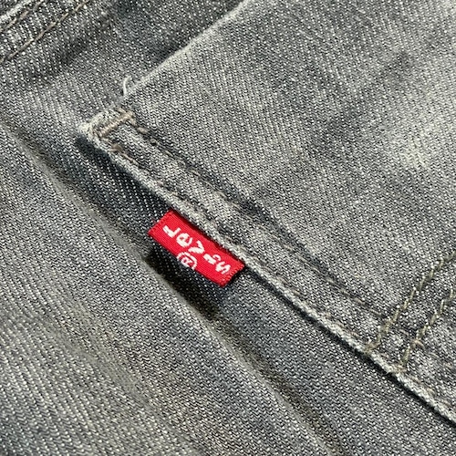 【W30 L30】 usa levi's 先染ブラック リーバイス 569 詳細写真3