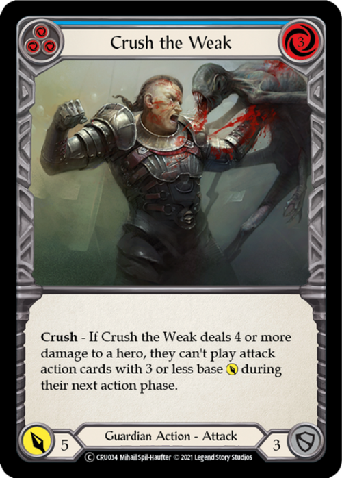 CRU034【EN】『RF』【Guardian】Crush the Weak 画像