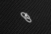 SPORTY LINE KNIT HALF ZIP UP_BLACK