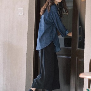 デニムシャツ　F0032