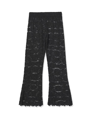【26AW | WOMEN】NONTOKYO ノントーキョー / パンツ / レースダイレクトプリントフレアパンツ 　NON-26A-0811
