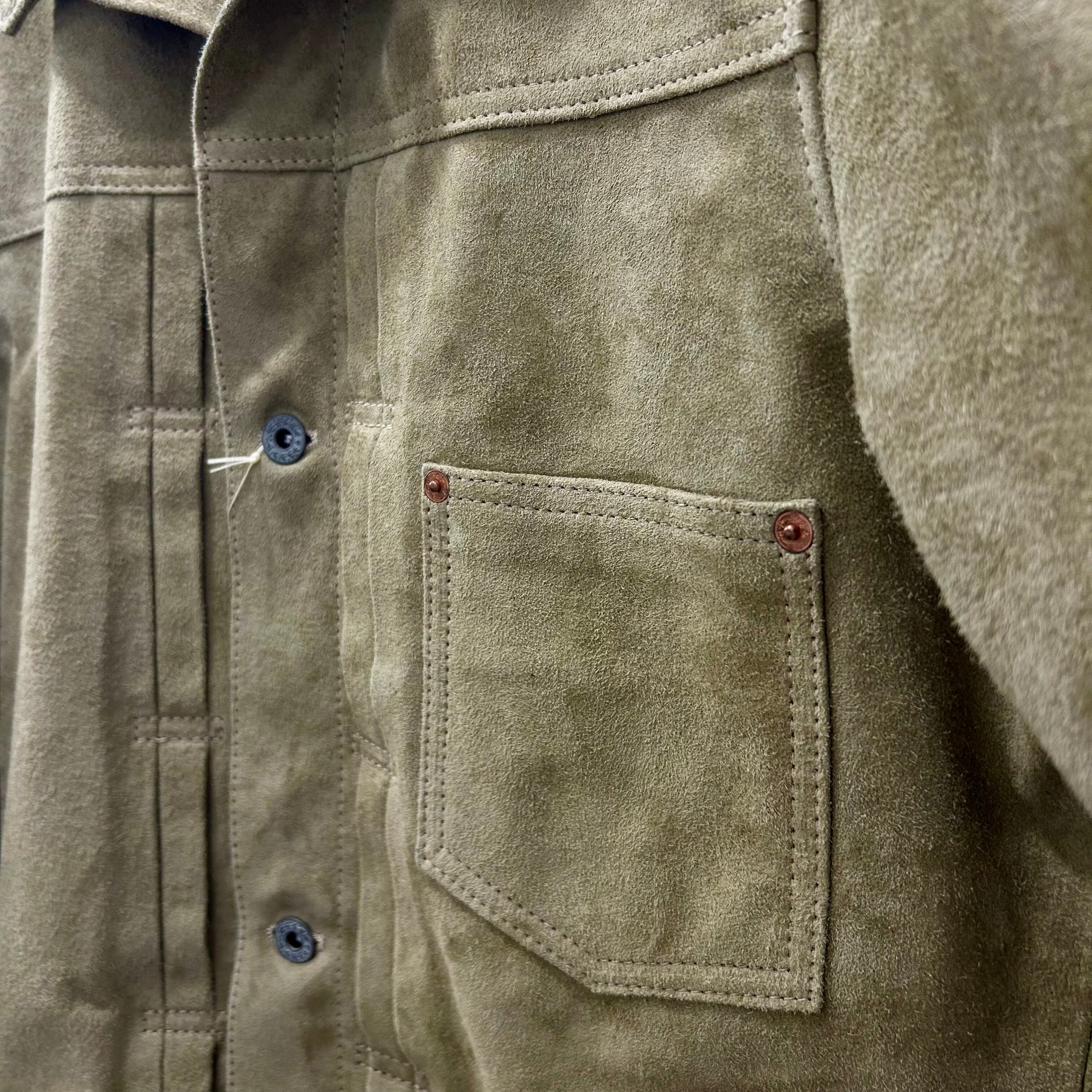 ワイツーレザー【Y'2 LEATHER】HORSE ROUGHOUT WWII TYPE JEAN JACKET