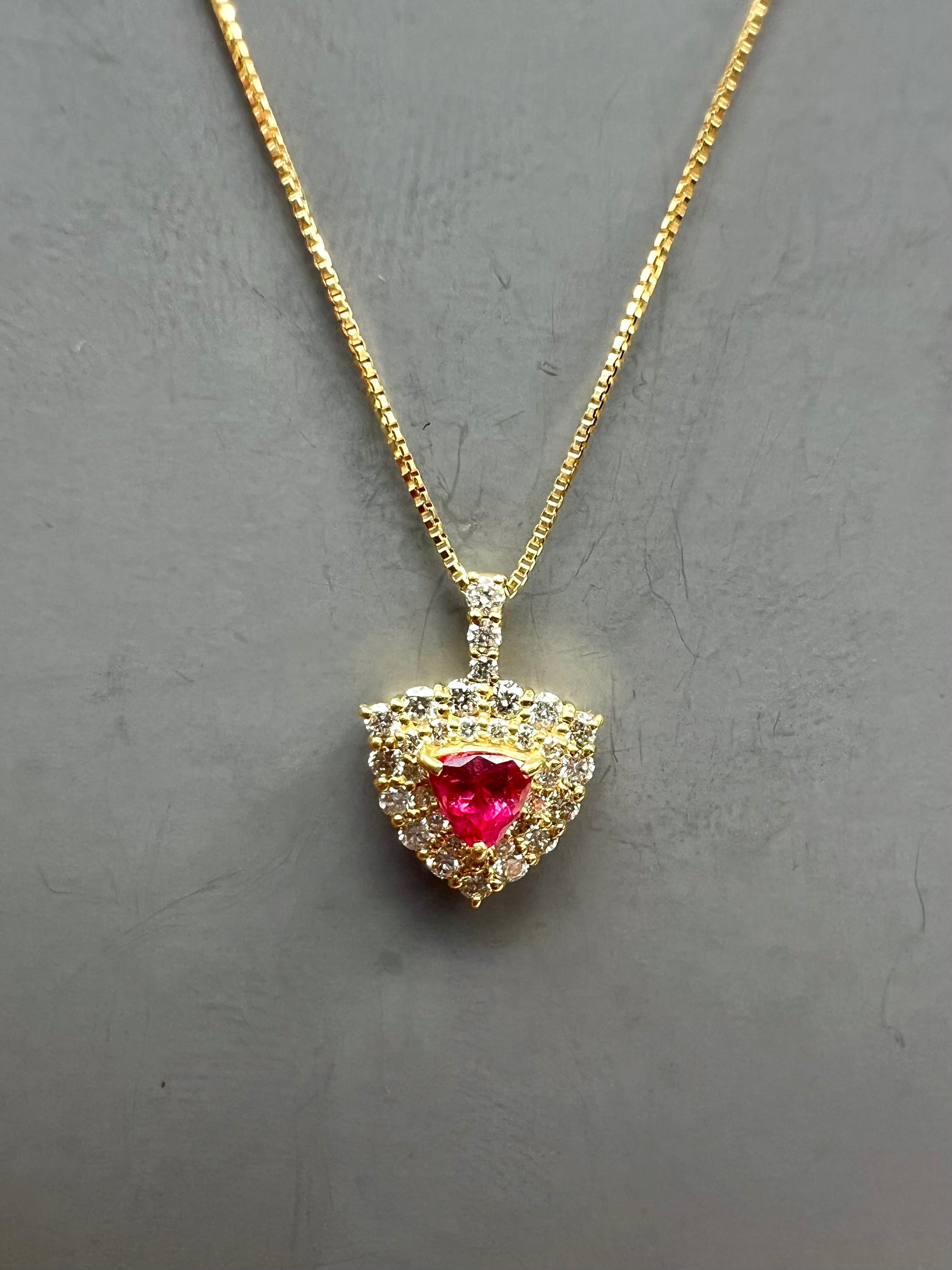 超高発色！AYANA SPINEL 鮮やかアヤナスピネルHOT PINK K18ダイヤモド