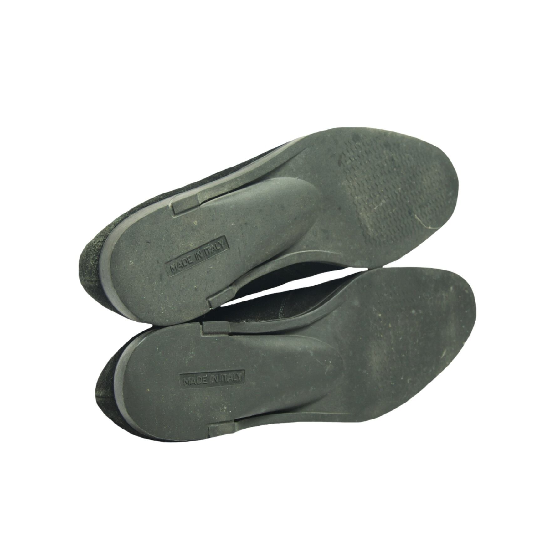 【kenzo】vintage used clothing dress shoes loafer suède black (smop000243)