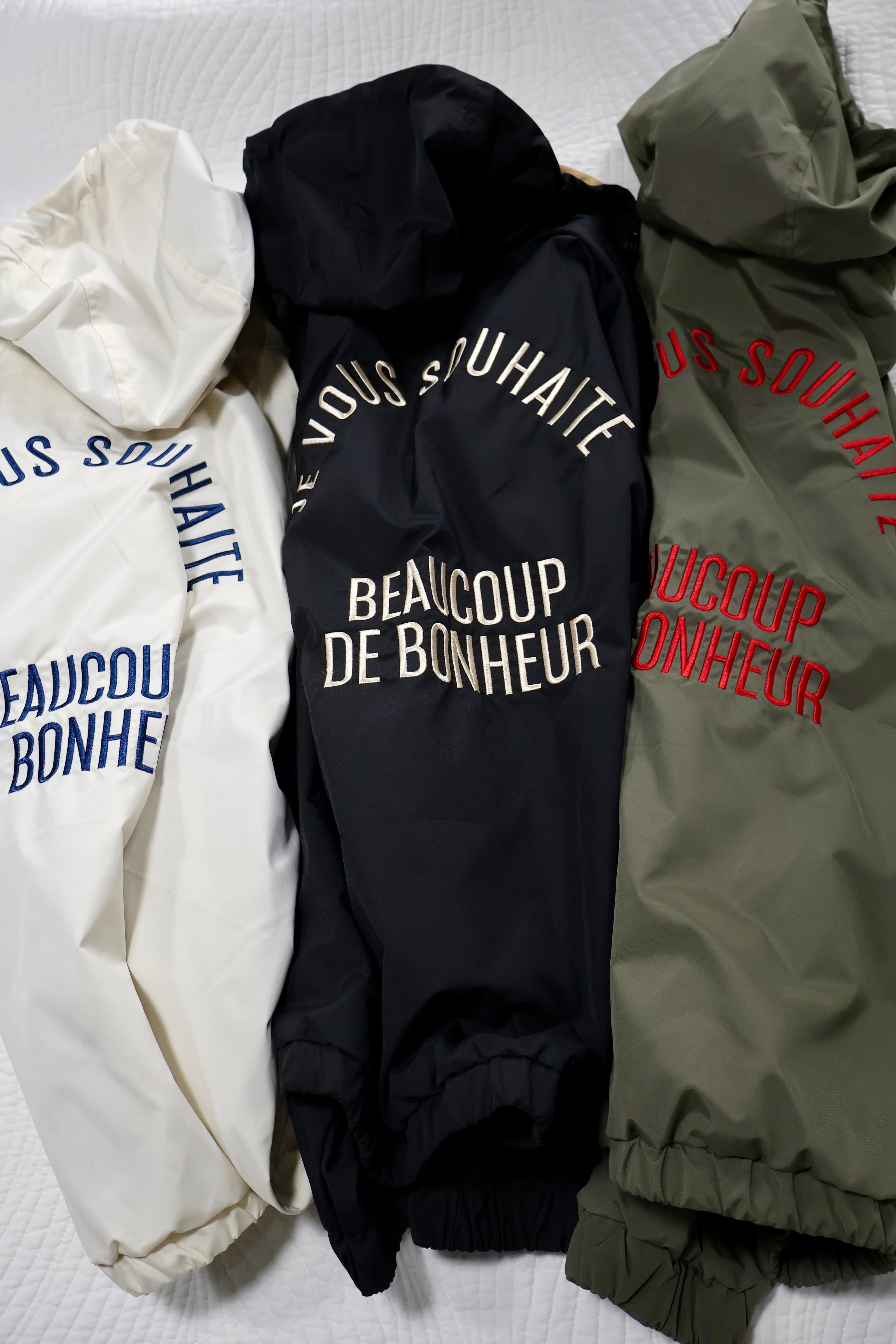 NEW!撥水ナイロンBack刺繍ロゴZIPブルゾン【12510-368-20】2026SS