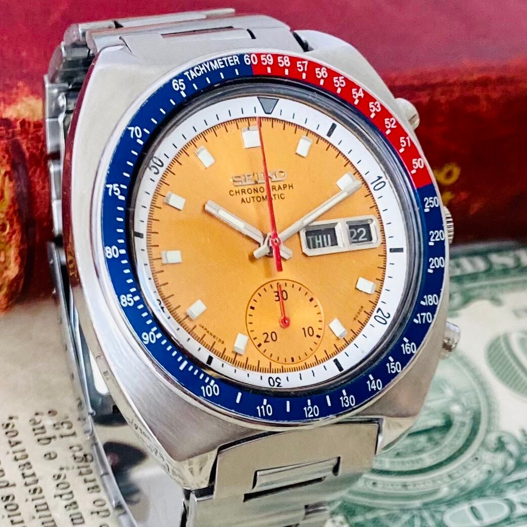 高級時計 セイコー】seiko ダイバーズ 6139-6031 70年製 17石 GMT 防水 ...