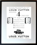 LOUIS VUITTON-ルイヴィトン luggage4 ポスター
