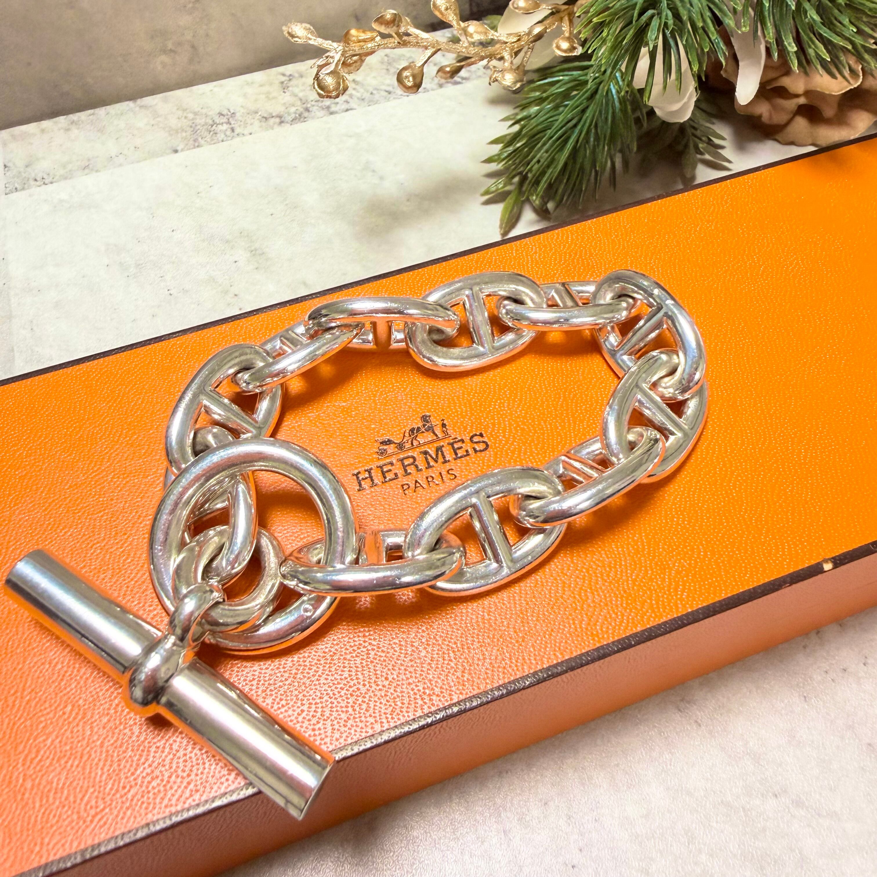 希少 オールドグッチ Tバー フィガロチェーン ブレスレット 22cm | Pay ID