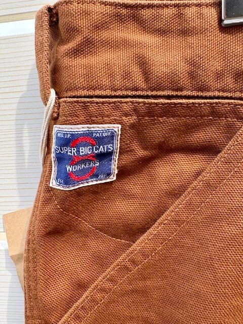 ワーカーズ workers SUPER BIG CAT 32 ダック WORKERS : SUPER BIG CAT WORK PANTS “BROWN DUCK” | CONEY ISLAND