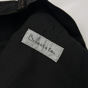 santafe サンタフェ ロゴ刺繍 ブラック パンツ ボトムス サイズ 32 /メンズ/日本製