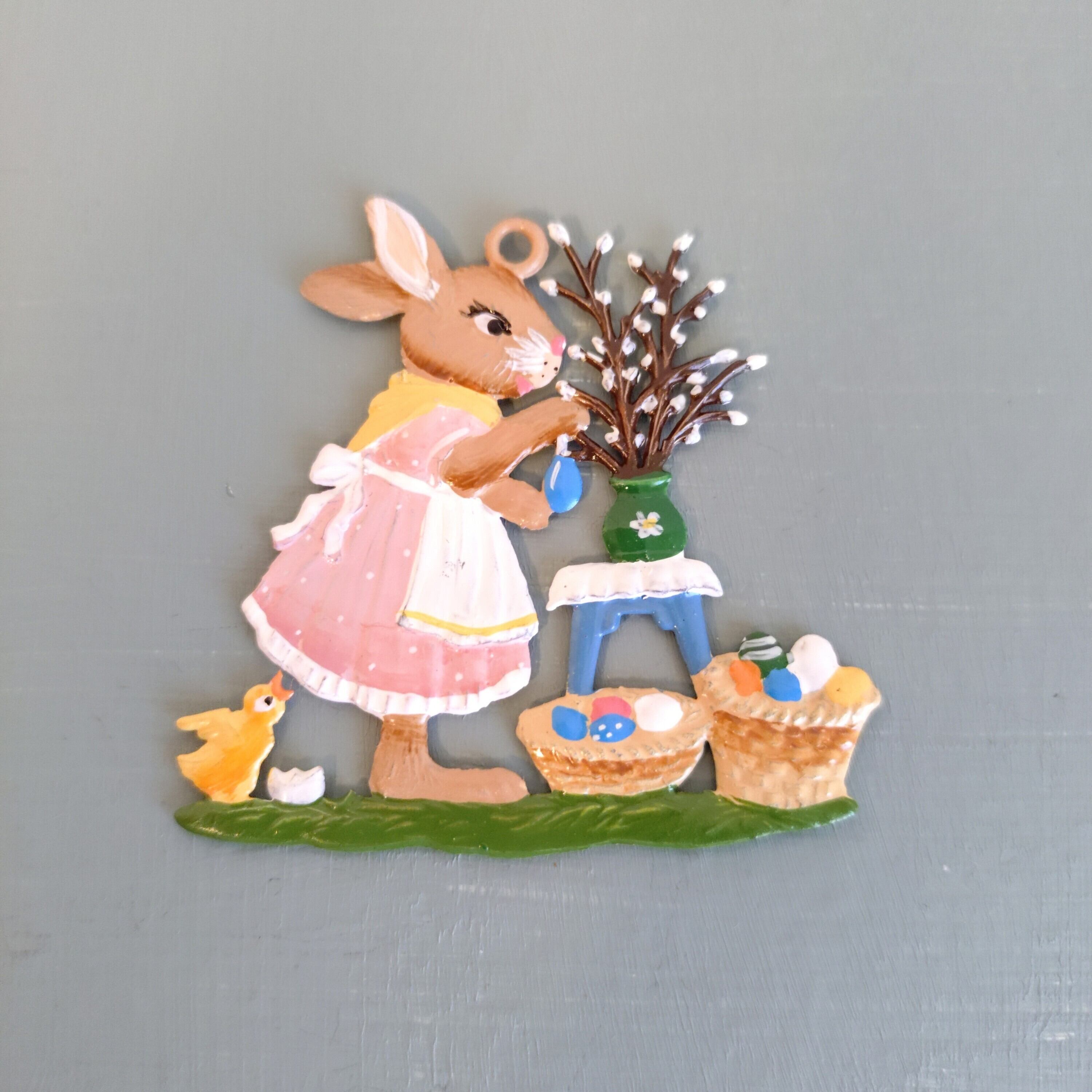 うさぎの卵売りB 錫飾り | POLKA ドイツ工芸品