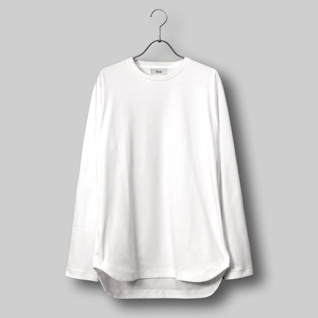 アルビニT スムース ロングスリーブ / Albini T Smooth LS #WHITE