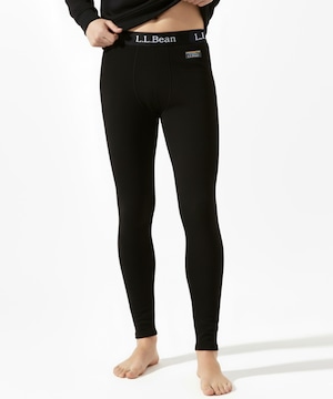 【L.L.Bean/エルエルビーン】 アウトドア 裏起毛タイツ メンズ ウォームメリノウール 吸湿速乾 汗冷え防止 レギンス 24lbm1133