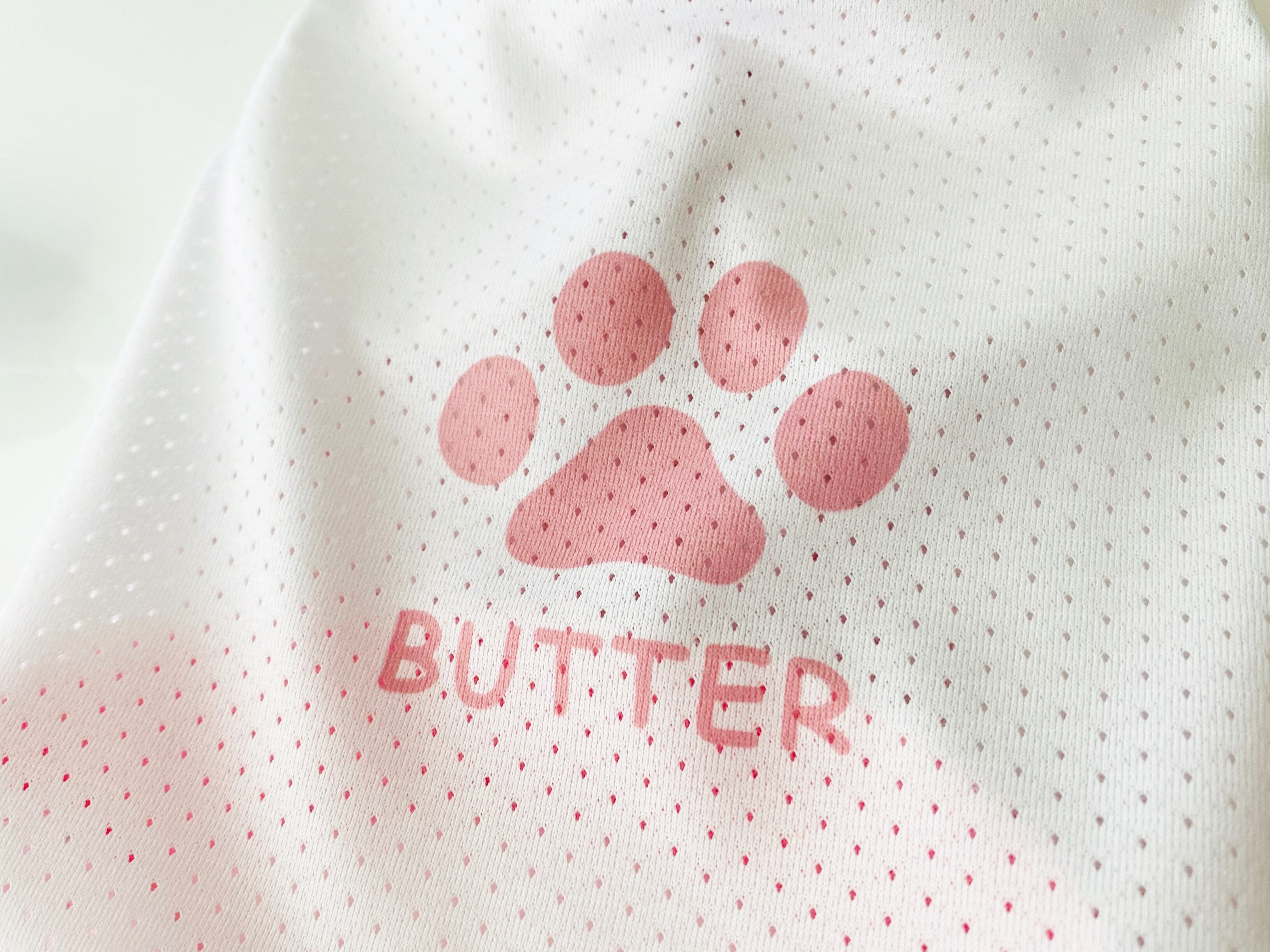 うちの子ネーム入りオールメッシュタンクトップ＊ピンク＊ | 犬服BUTTER