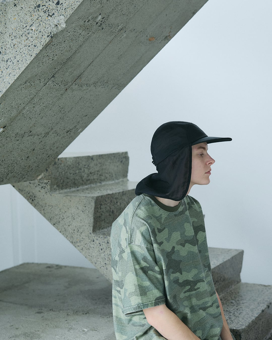 COMFORTABLE REASON, Paper Rip Shade Cap | not wonder store