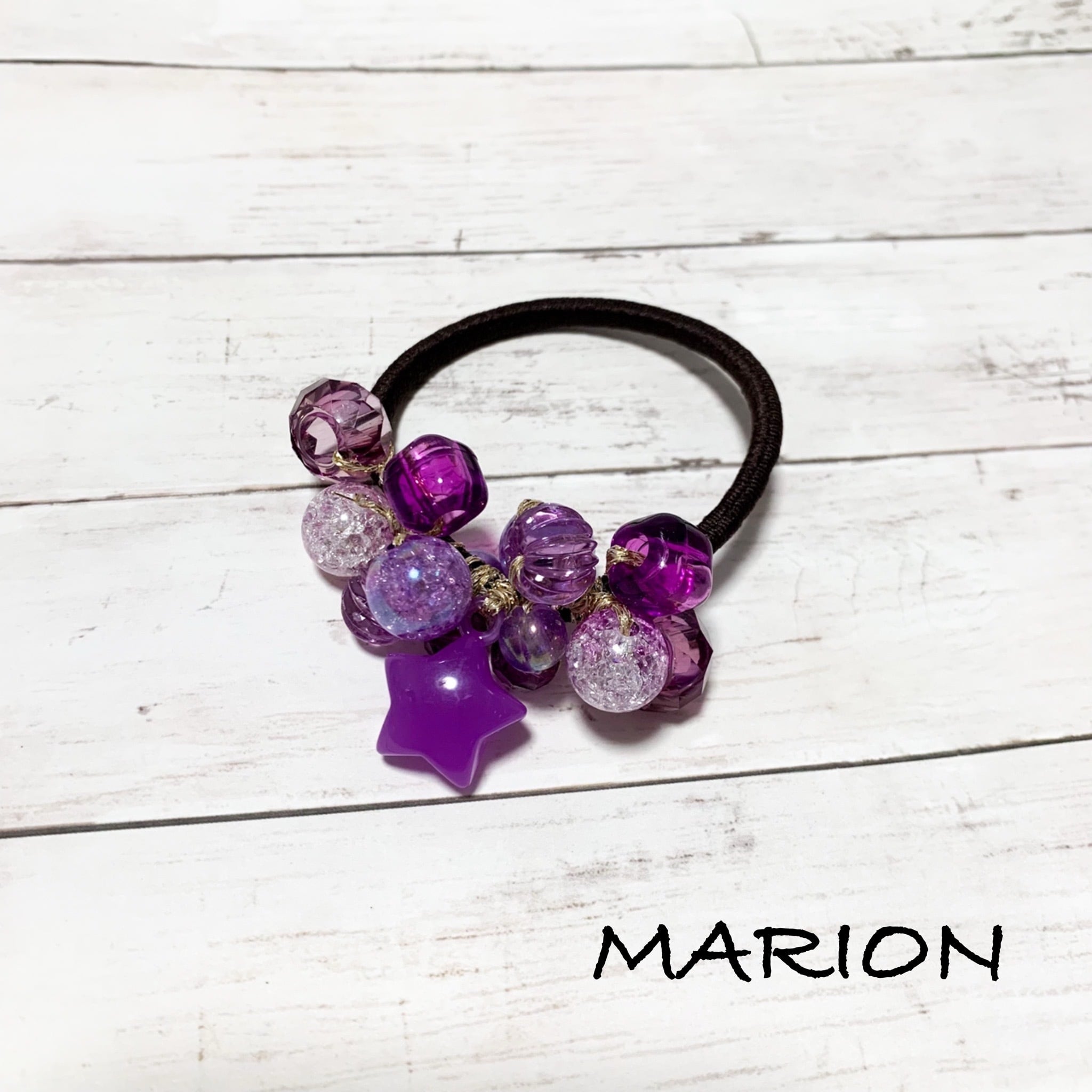 ヘアアクセサリー パープル系 推し色 推し活にも | MARION