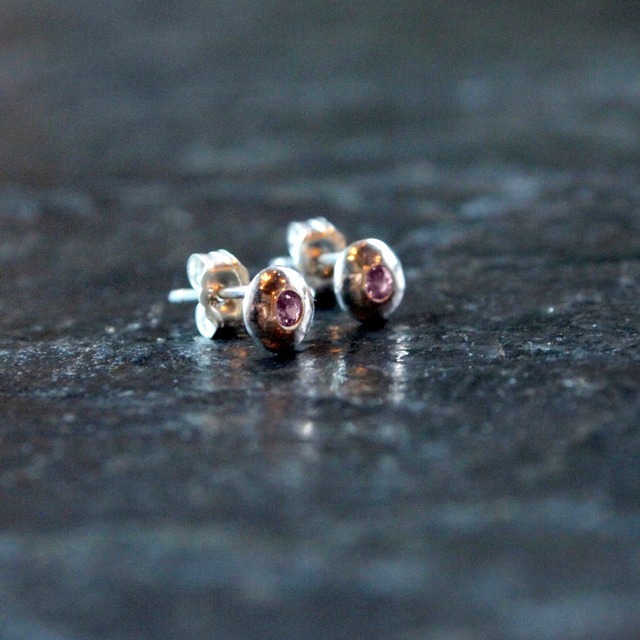 PISCES / "Amulet" Pierced Earrings - SILVER or GOLD PLATED