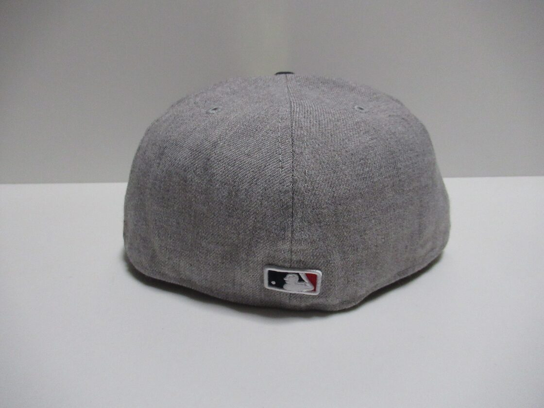 NEW ERA 59fifty Cleveland Indians インディアンス CAP Gray×Navy 