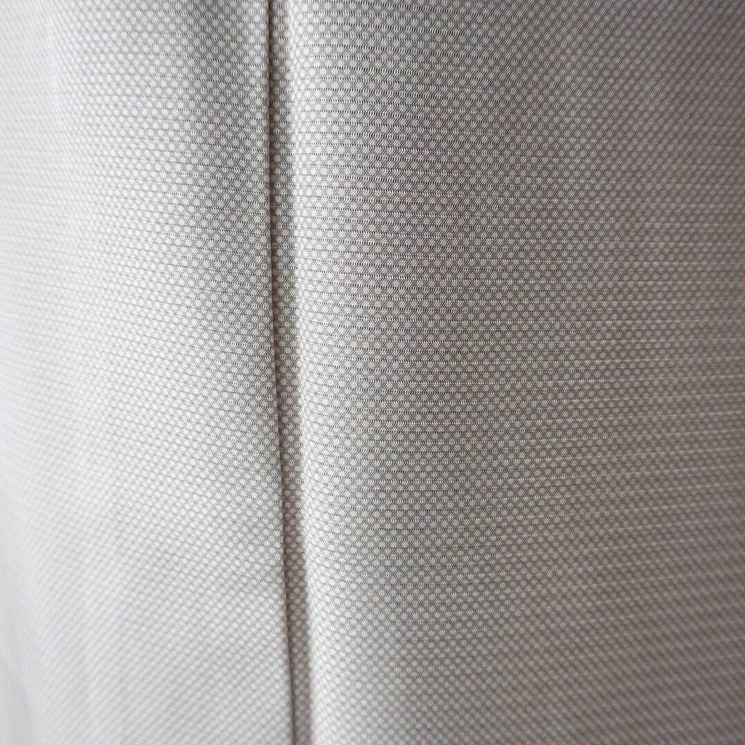 【夏・絽】利休白茶 行儀 絽 江戸小紋