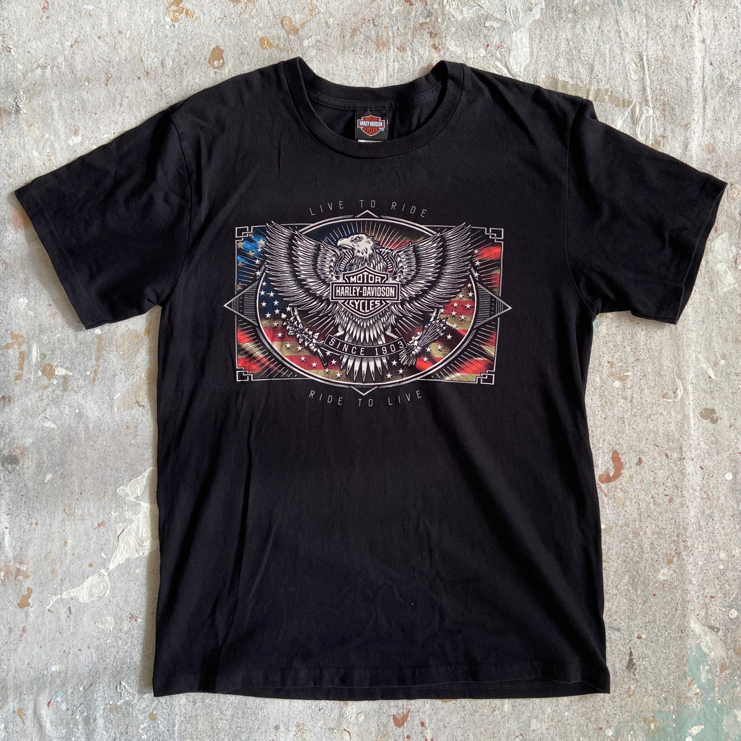 Harley Davidson Tee L Made in USA F782