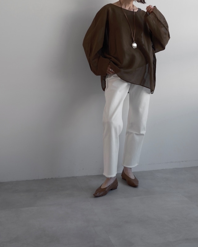 DRIES VAN NOTEN　SHEER COTTON PULLOVER