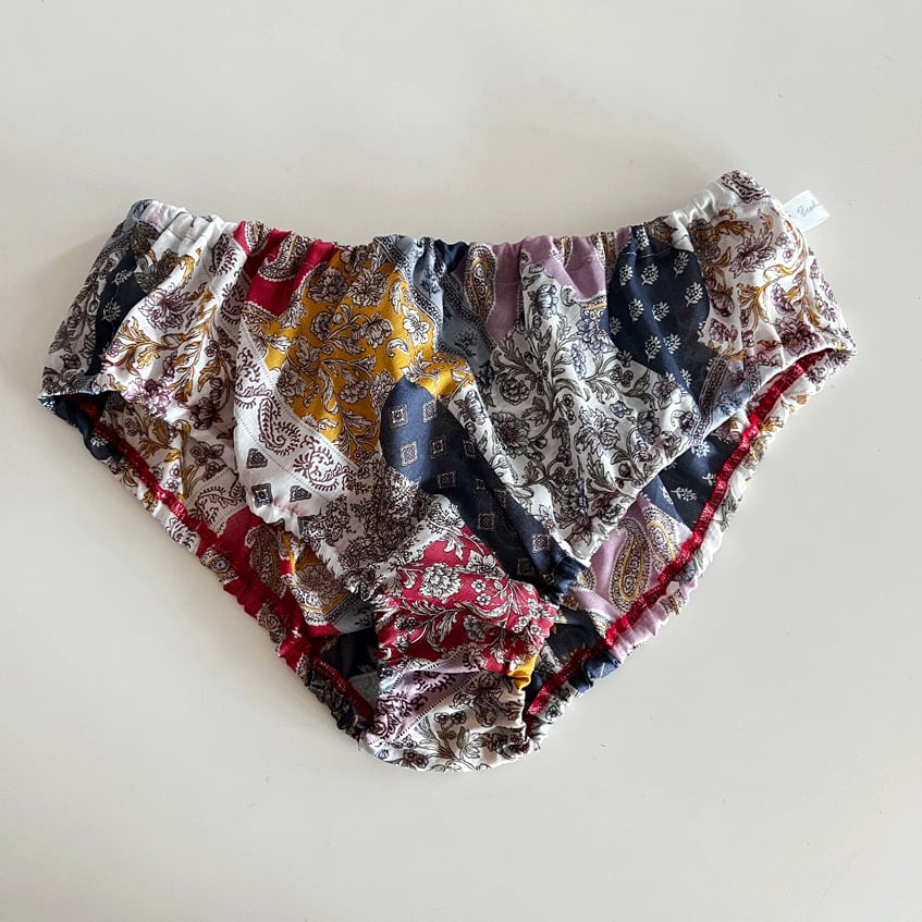 【受注販売】ご褒美ぱんつ　オーガンジーパッチワーク