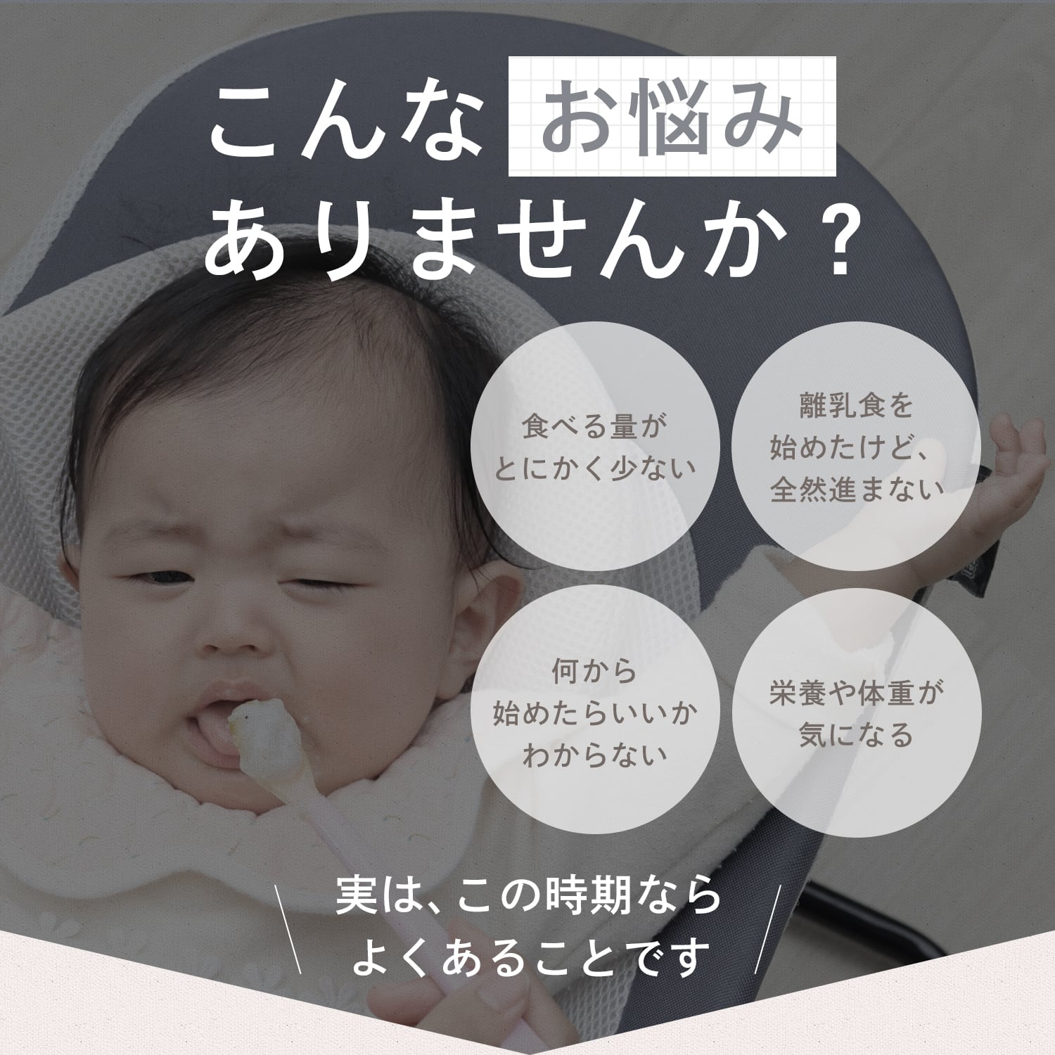 おすすめスプーン付き「楽する離乳食、はじめよう。」カムハグ はじめての離乳食セット