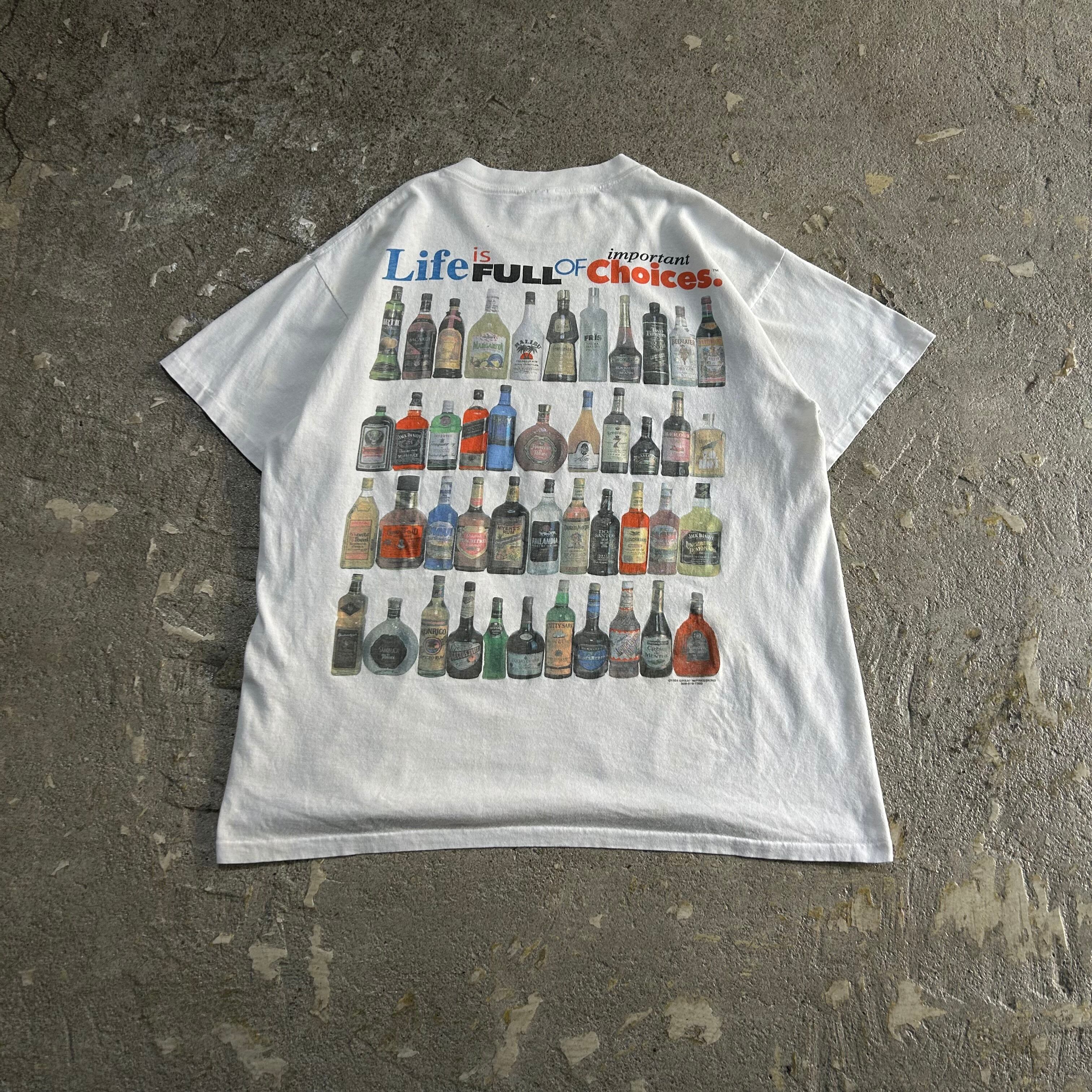 90s "Life is FULL OF important Choices" T-shirt【仙台店】