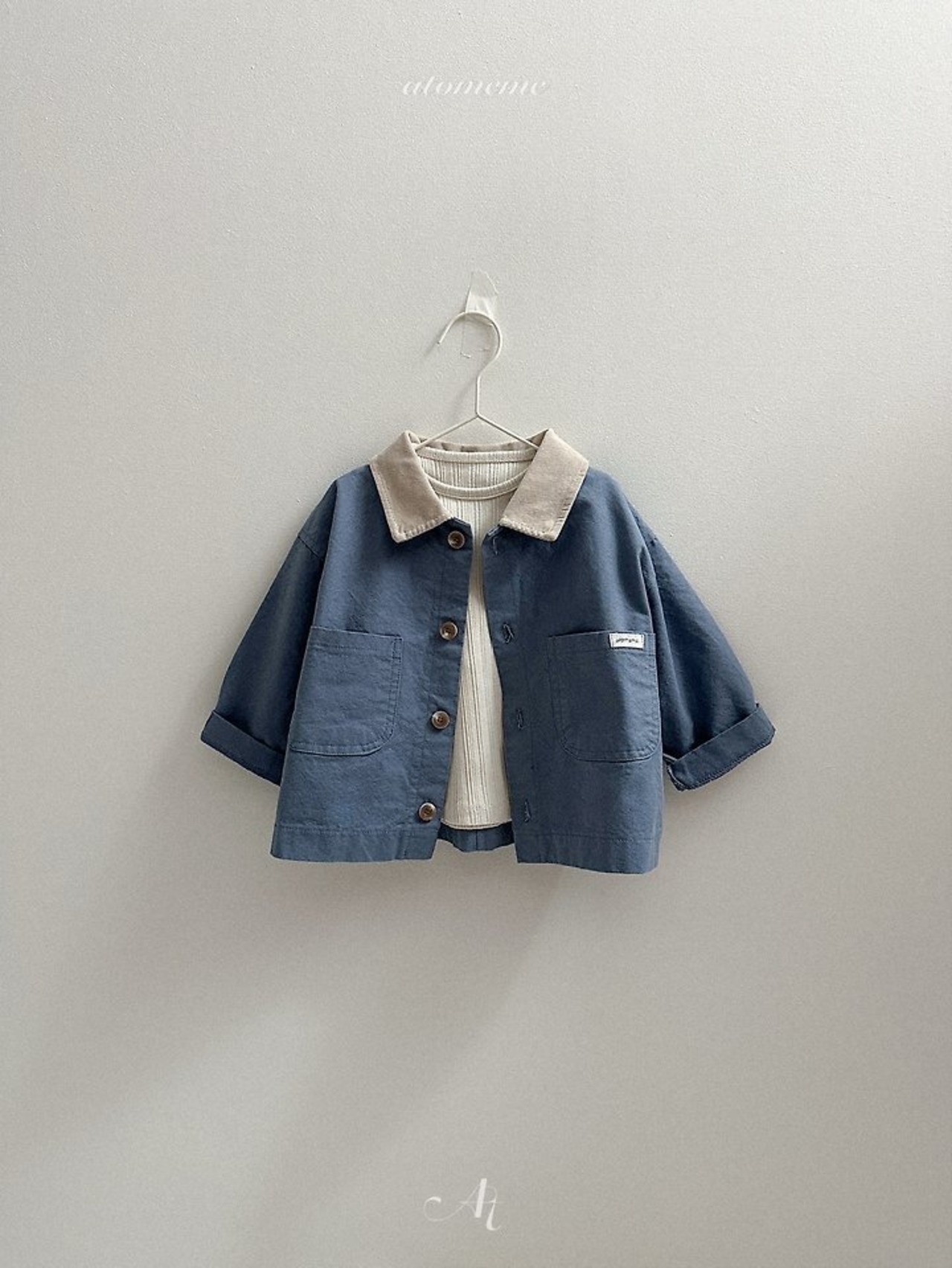 韓国子供服 / Atomeme / 26Autumn / Blanket Work Jacket / 秋服 *S~XL*