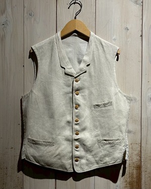 【a.k.a.C.a.k.a vintage】Euro Antique Cotton Vest