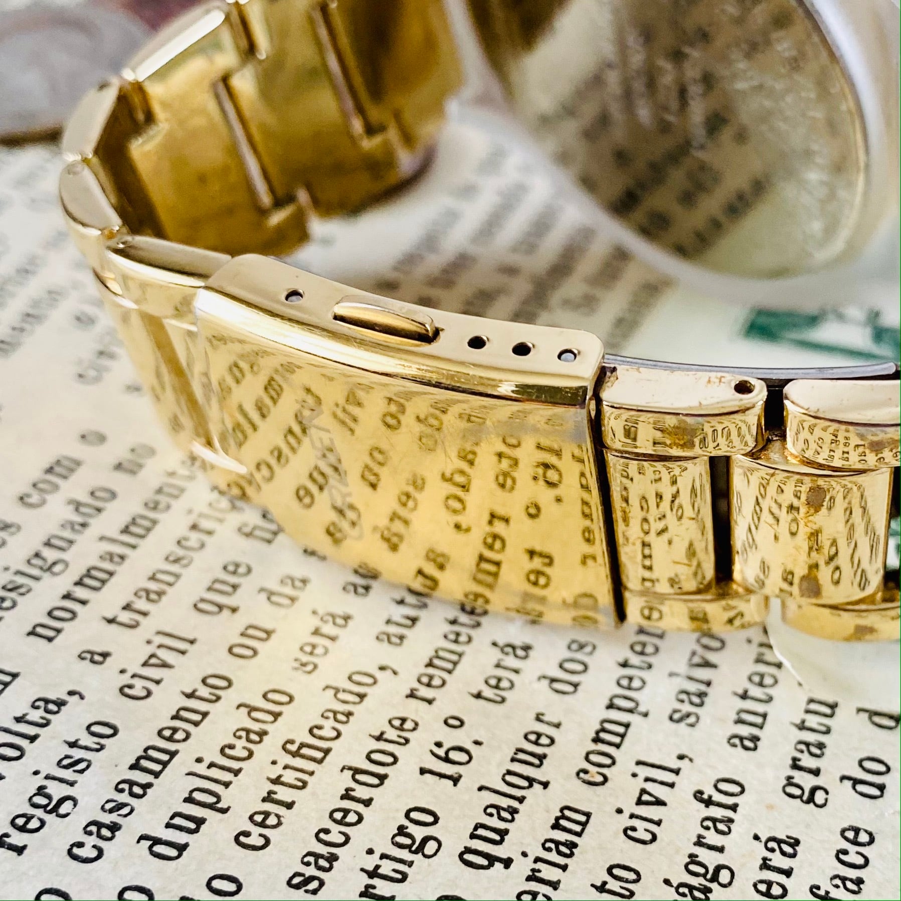 【高級時計グリュエン】Gruen クォーツ デイト 腕時計 レディース ビンテージ ブレスレット カクテル ウォッチ クリスタル